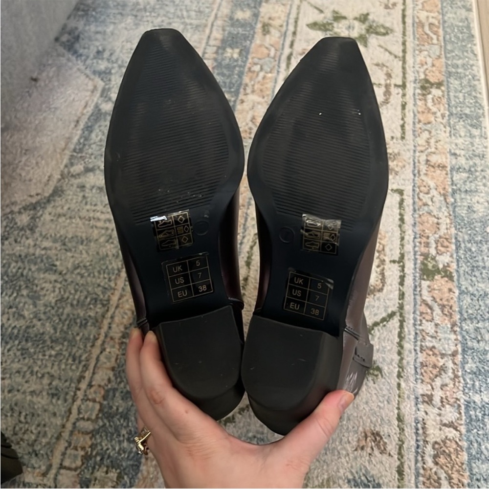 London Rag Silver Dixom Western Cowboy Boots Size 7 - Picture 12 of 13